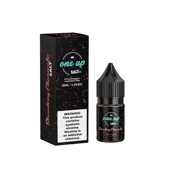 One Up TFN Salt Series E-Liquid | 30mL  | Salt Nic | Strawberry Cheesecake with packaging