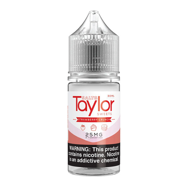 Taylor Salt Series E-Liquid | 30mL | 25mg | Salt Nic | Strawberry Crunch