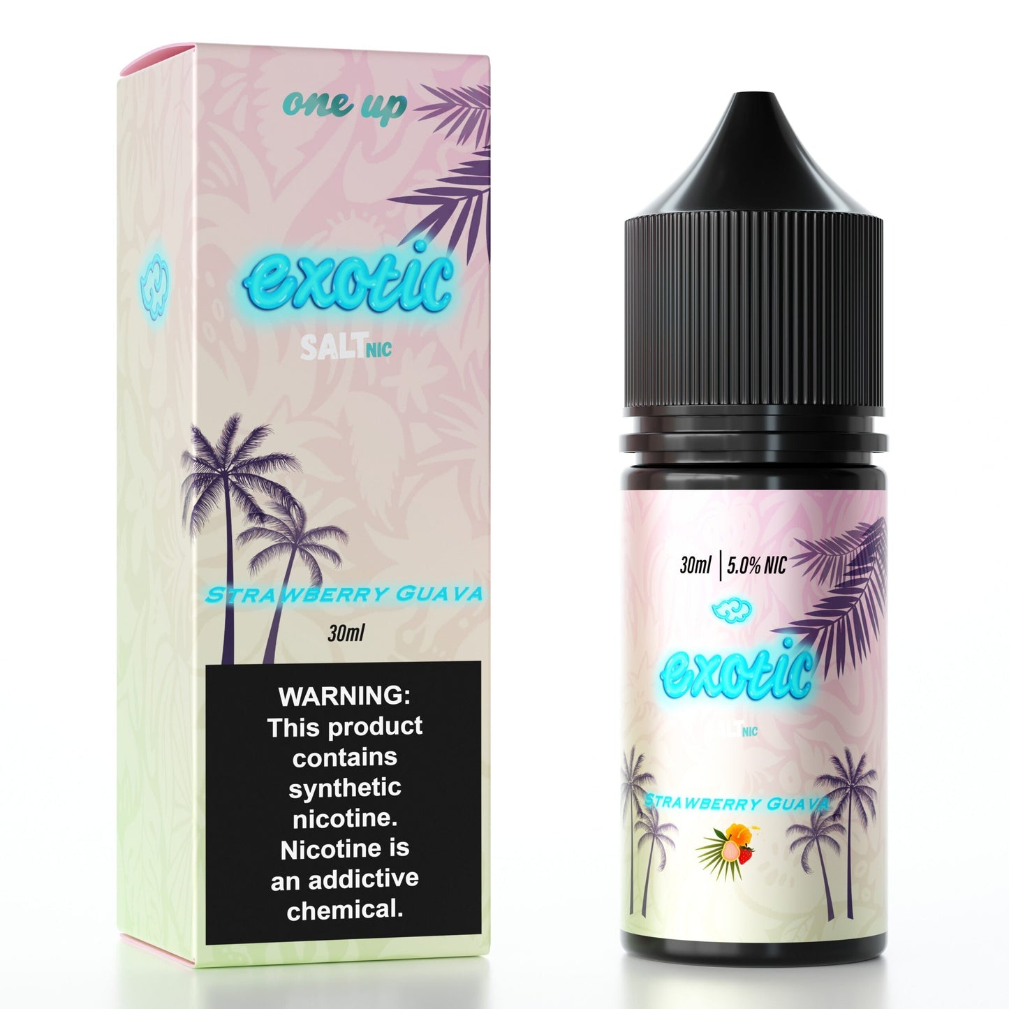 One Up TFN Salt Series E-Liquid | 30mL  | Salt Nic | Strawberry Guava With Packaging