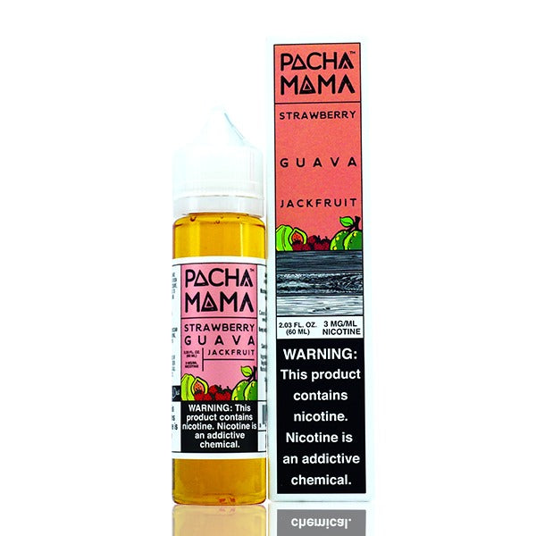 Pachamama TFN Series E-Liquid | 60mL | 3mg | Freebase | Strawberry Guava Jackfruit with packaging