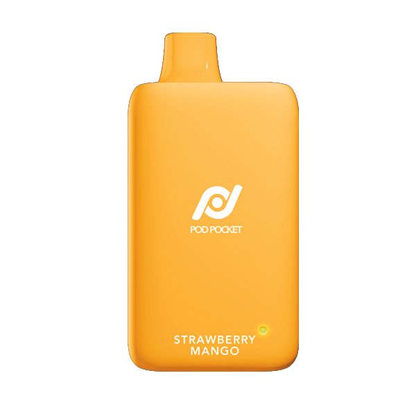 Pod Juice Pod Pocket Disposable | 7500 Puffs | 14mL | 50mg | MOQ 10 | Strawberry Mango