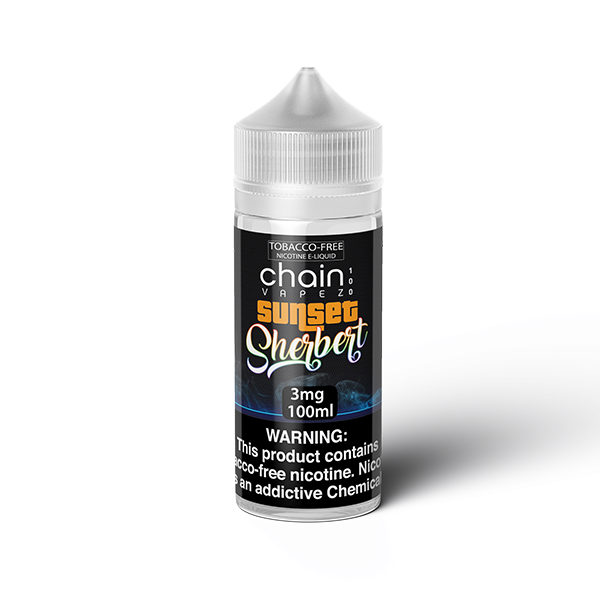 Chain Vapez Series E-Liquid | 100mL | 3mg | Sunset Sherbert Bottle