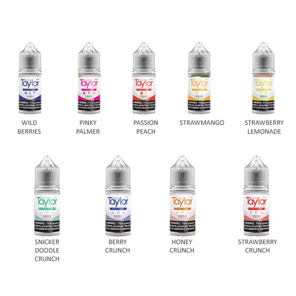 Taylor Salt Series E-Liquid | 30mL | Salt Nic | Group Photo