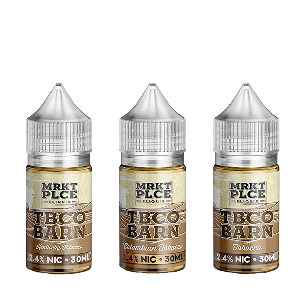 TBCO Barn by MRKT PLCE Salt Series E-Liquid | 24mg | 30mL | (Salt Nic) | Group Photo