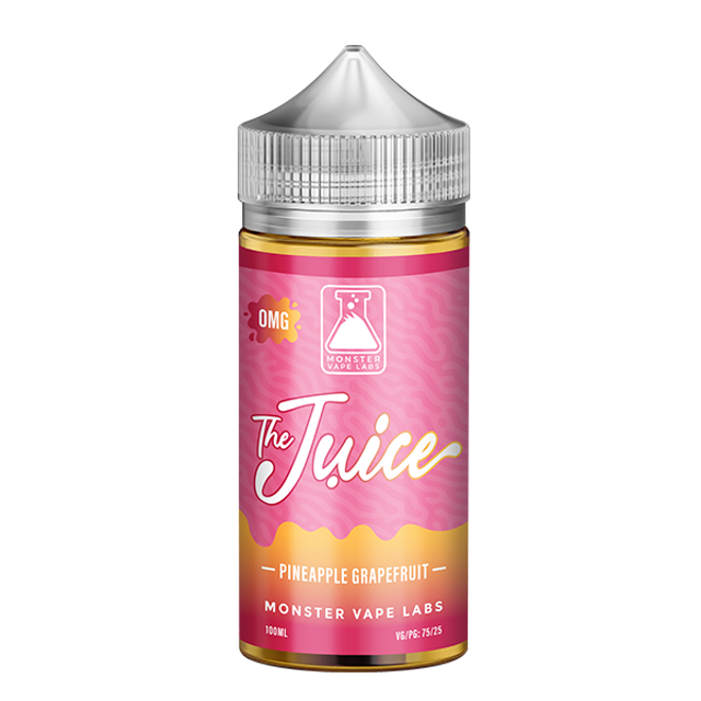 Jam Monster Juice Series E-Liquid | 100mL | 0mg | (Freebase) | Pineapple Grapefruit