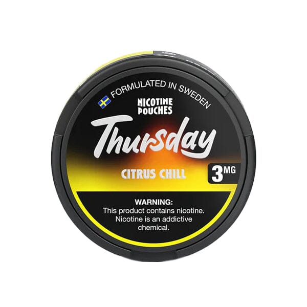 Thursday Nicotine Pouches (20ct Can)(5-Can Pack) | Citrus Chill