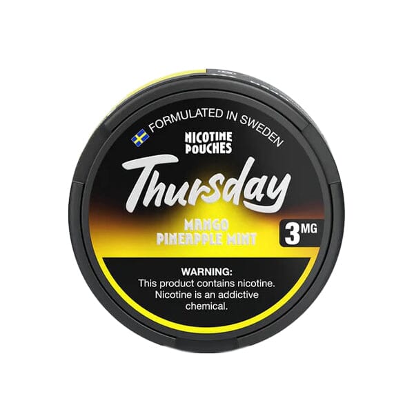 Thursday Nicotine Pouches (20ct Can)(5-Can Pack) | Mango Pineapple Mint