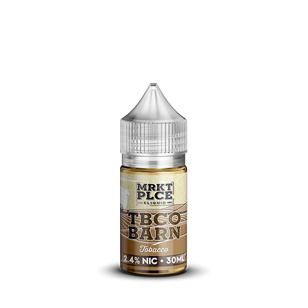 TBCO Barn by MRKT PLCE Salt Series E-Liquid | 24mg | 30mL | (Salt Nic) | Tobacco