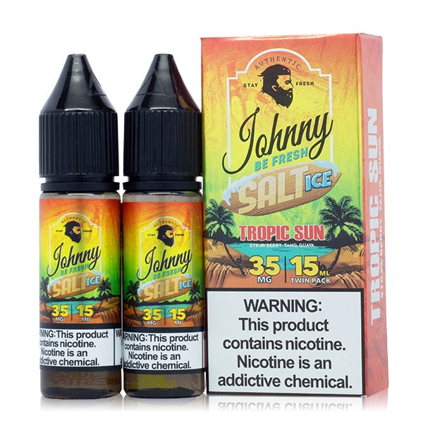Johnny AppleVapes Salt Series E-Liquid | x2-15mL | 35mg | Tropic Sun Ice with packaging