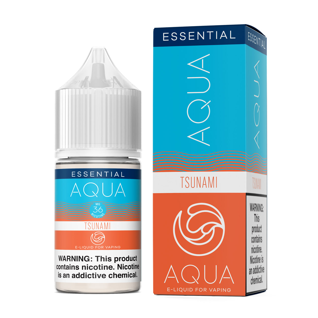 Aqua Salt Series E-Liquid | 30mL | (Salt Nic) | Tsunami with packaging