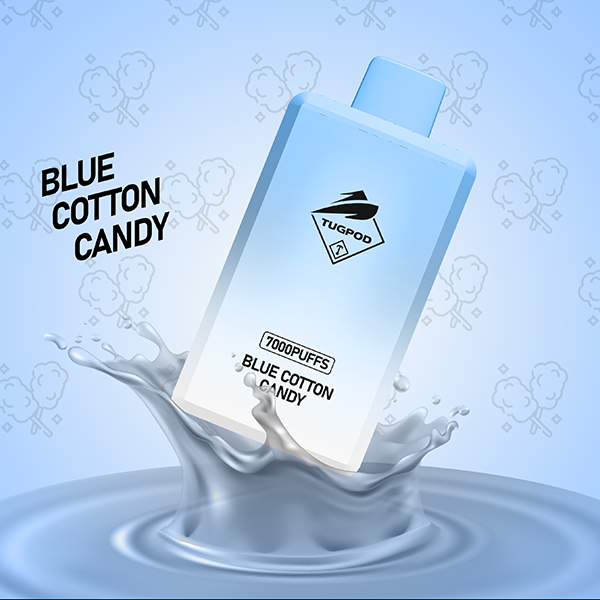 Tugpod BOX Disposable | 7000 Puffs | 16mL | 50mg | MOQ 10 | Blue Cotton Candy