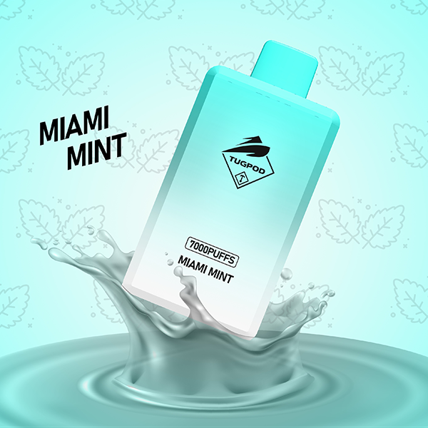 Tugpod BOX Disposable | 7000 Puffs | 16mL | 50mg | MOQ 10 | Miami Mint