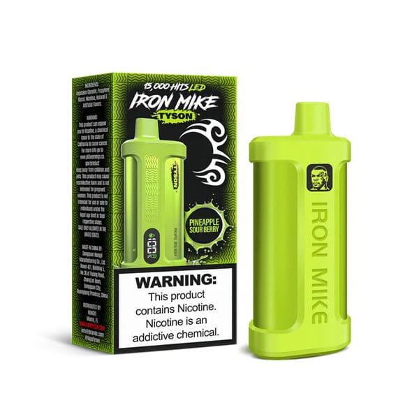 Tyson 2.0 Iron Mike Disposable 15000 Puffs 14mL 50mg MOQ 5 | Pineapple Sour Berry with Packaging