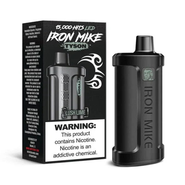 Tyson 2.0 Iron Mike Disposable 15000 Puffs 14mL 50mg MOQ 5 | Lush Lime with Packaging