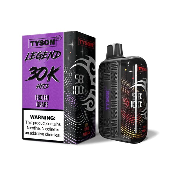 Tyson 2.0 Legend Disposable 30k Puffs 50mg (16mL) • MOQ 5 | Frozen Grape with Packaging