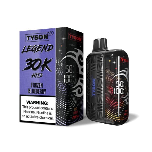 Tyson 2.0 Legend Disposable 30k Puffs 50mg (16mL) • MOQ 5 | Frozen Blueberry with Packaging