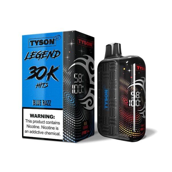 Tyson 2.0 Legend Disposable 30k Puffs 50mg (16mL) • MOQ 5 | Blue Razz with Packaging
