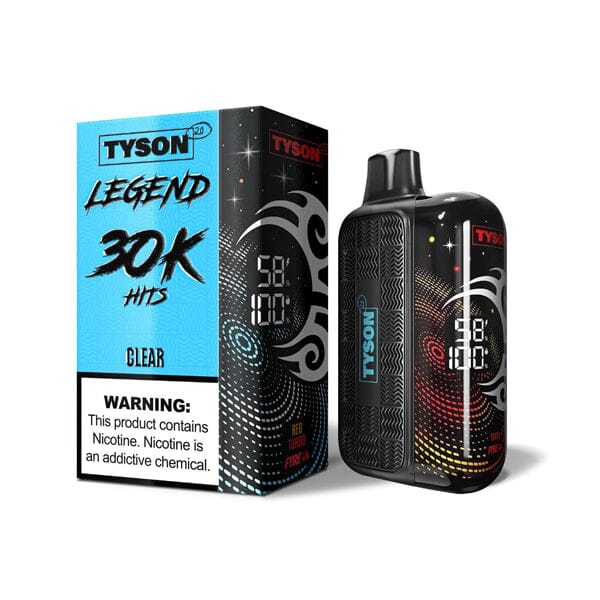 Tyson 2.0 Legend Disposable 30k Puffs 50mg (16mL) • MOQ 5 | Clear with Packaging