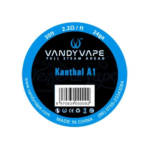 Vandy Vape Build Wire (Wire Spools)(30ft) Kanthal A1 | 2.2ohm 24ga
