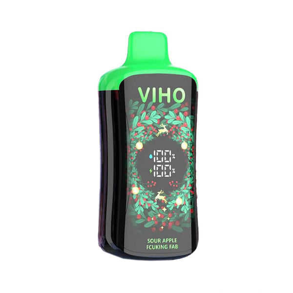 Viho Super Charge PRO Disposable | 20000 Puffs | 21mL | 50mg | MOQ 5 |  Sour Apple Fcuking Fab