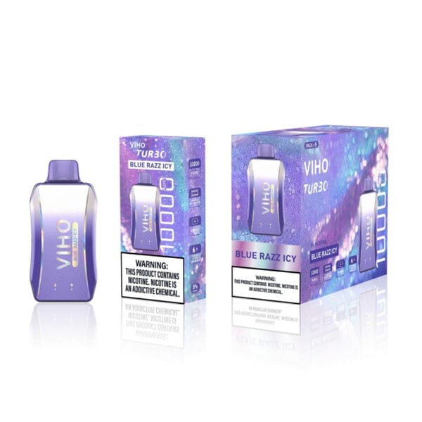 Viho Turbo Disposable | 10000 Puffs | 17mL | 50mg | MOQ 5 | Galaxy Edition Blue Razz Icy with Packaging 