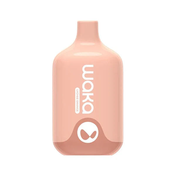 WAKA SMASH Disposable | 6000 Puffs | 12mL | 50mg | MOQ 10 | Lychee Orange