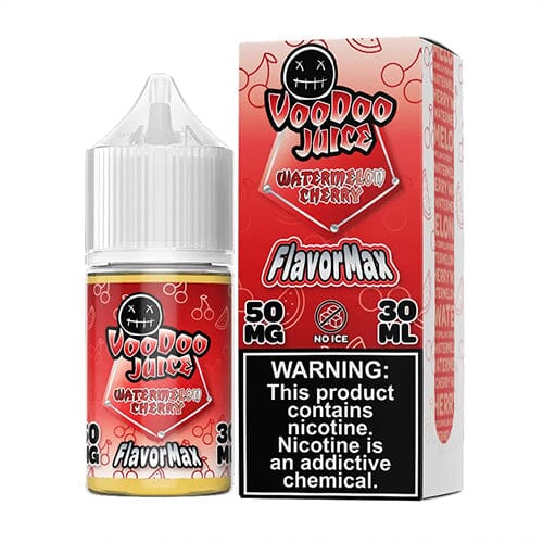 Voodoo Juice FlavorMax Salt Series E-Liquid | 30mL | 50mg | Watermelon Cherry with packaging