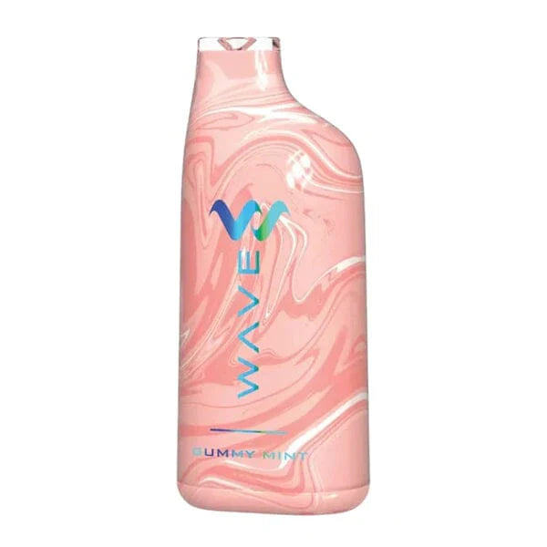 Wave Nicotine Disposable | 8000 Puff | 18mL | 50mg | MOQ 5pc | Gummy Mint