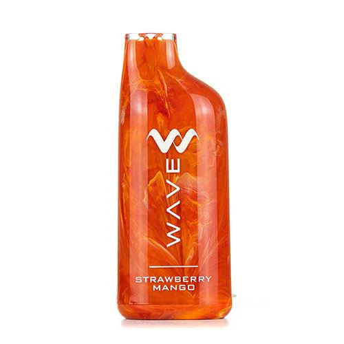 Wave Nicotine Disposable | 8000 Puff | 18mL | 50mg | MOQ 5pc | Strawberry Mango