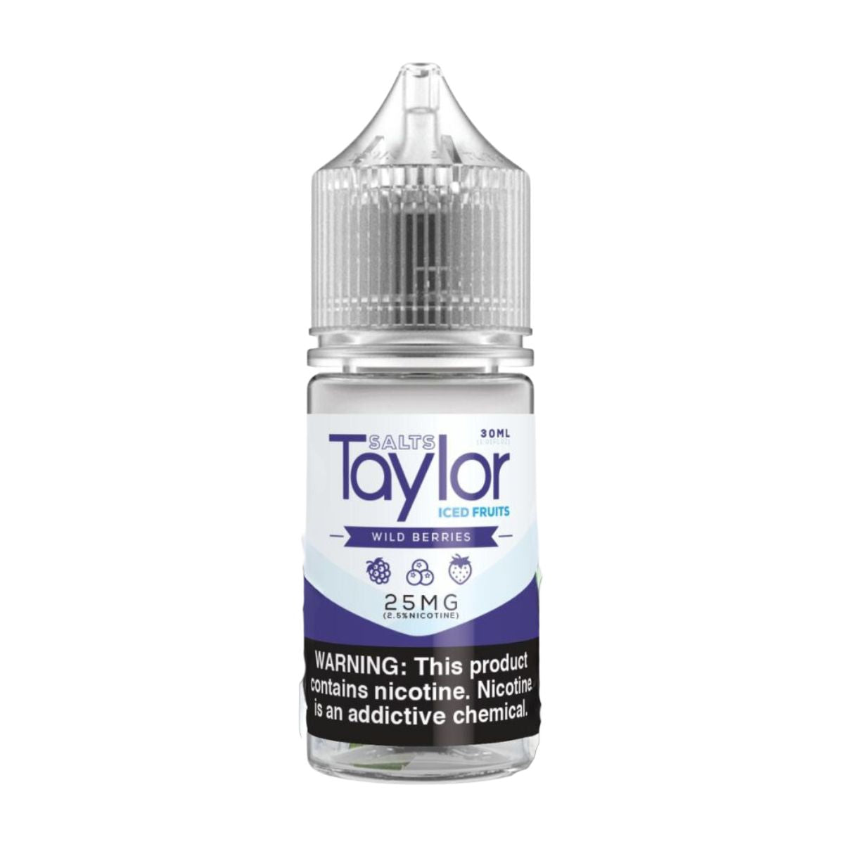 Taylor Salt Series E-Liquid | 30mL | 25mg | Salt Nic | Wild Berries Iced