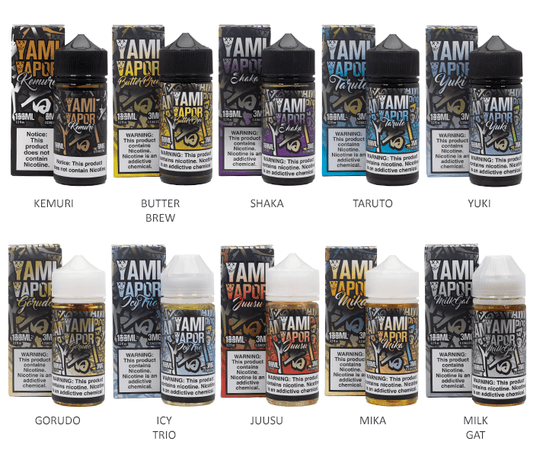 Yami Vapor Series E-Liquid | 100mL | Group Photo
