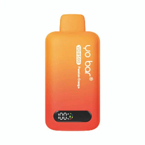 Yo Bar Disposable 8500 Puffs 16mL 50mg | MOQ 5 Passion Orange