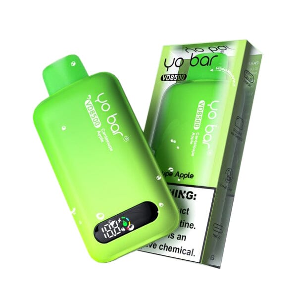 Yo Bar Disposable 8500 Puffs 16mL 50mg | MOQ 5  Cantaloupe Apple with Packaging
