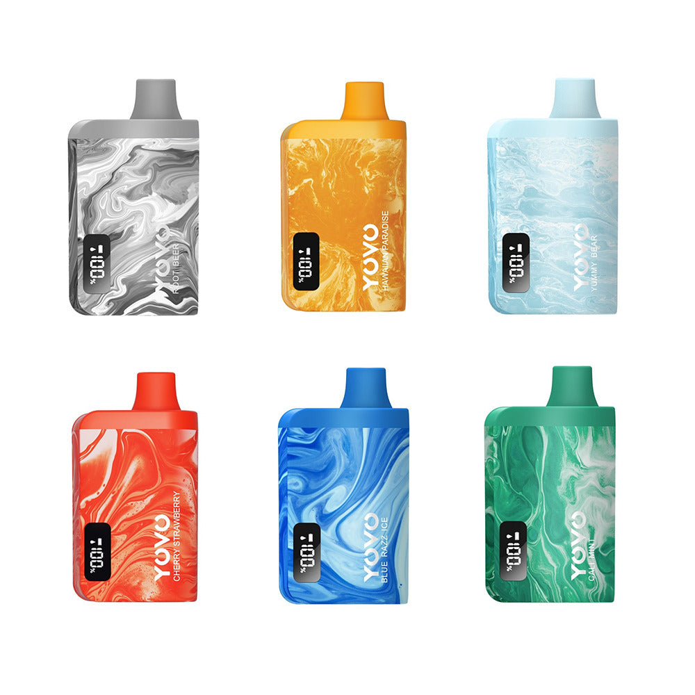 Yovo JB8000 Disposable | 8000 Puffs |  12mL | MOQ 5 | group photo