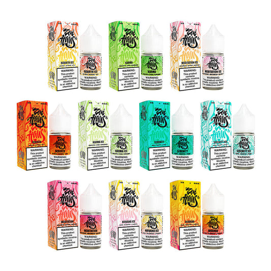 Zen Haus Salt Series E-Liquid | 30mL | (Salt Nic) | Group Photo