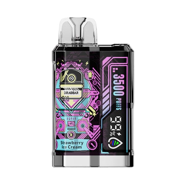 ZOVOO - DRAGBAR B3500 Disposable | 5000 Puffs | 8mL | 50mg | MOQ 10 | Strawberry Ice Cream