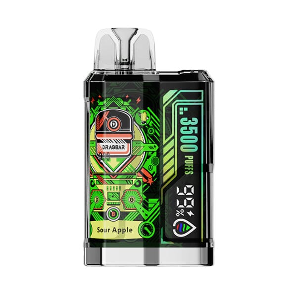 ZOVOO - DRAGBAR B3500 Disposable | 5000 Puffs | 8mL | 50mg | MOQ 10 | Sour Apple