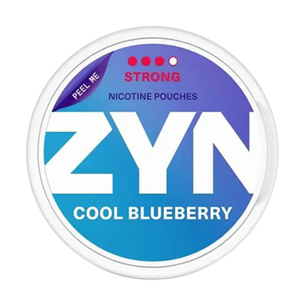 ZYN Nicotine Pouches | (20ct Can) | (5-Can Pack) | Eu Edition | Blueberry Strong