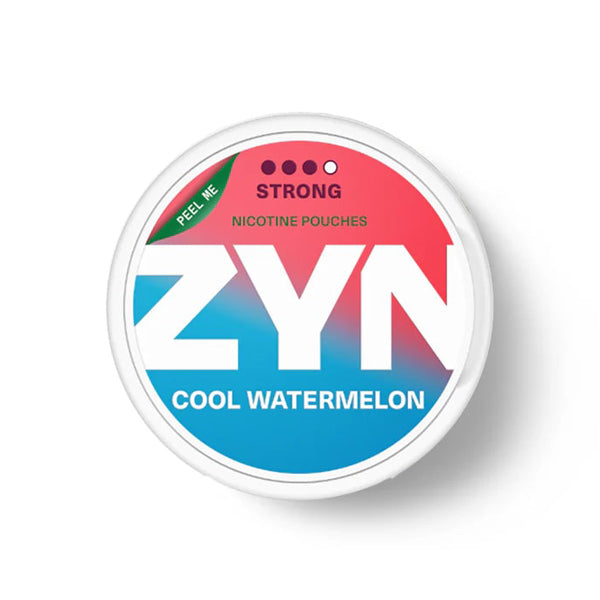 ZYN Nicotine Pouches | (20ct Can) | (5-Can Pack) | Eu Edition | Cool Watermelon Strong